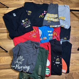 14 Lot‎ McDonalds Crew Promotional Shirts Lot Sizes L-XL Includes Bangtan Boys